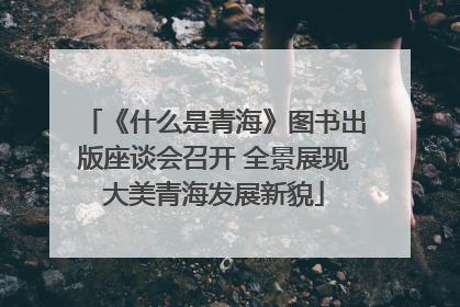 《什么是青海》图书出版座谈会召开 全景展现大美青海发展新貌