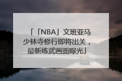 「NBA」文班亚马少林寺修行即将出关，最新练武画面曝光