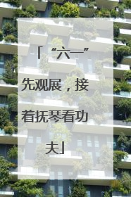 “六一”先观展，接着抚琴看功夫