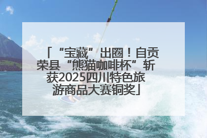 “宝藏”出圈！自贡荣县“熊猫咖啡杯”斩获2025四川特色旅游商品大赛铜奖