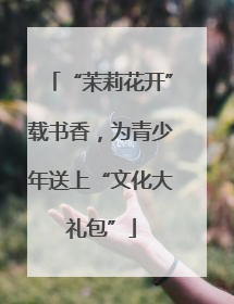 “茉莉花开”载书香，为青少年送上“文化大礼包”