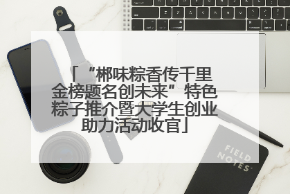 “郴味粽香传千里 金榜题名创未来”特色粽子推介暨大学生创业助力活动收官