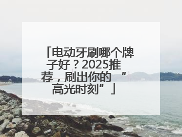 电动牙刷哪个牌子好？2025推荐，刷出你的 “高光时刻”