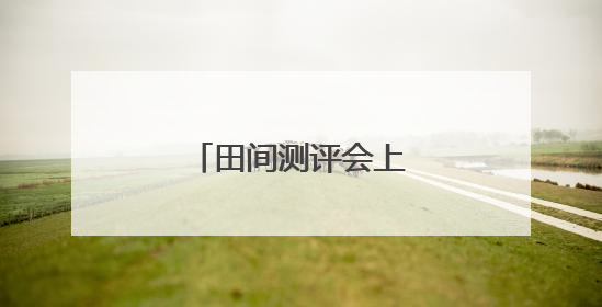 田间测评会上选优种学农技