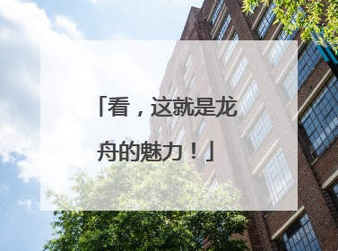看，这就是龙舟的魅力！
