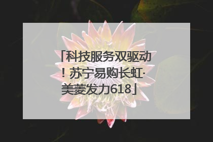 科技服务双驱动！苏宁易购长虹·美菱发力618