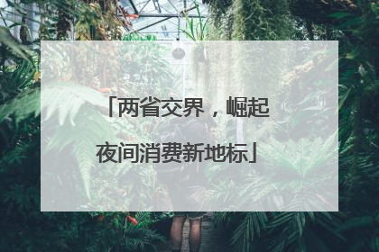 两省交界，崛起夜间消费新地标