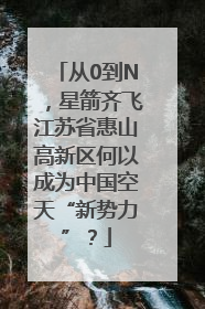 从0到N，星箭齐飞江苏省惠山高新区何以成为中国空天“新势力”？