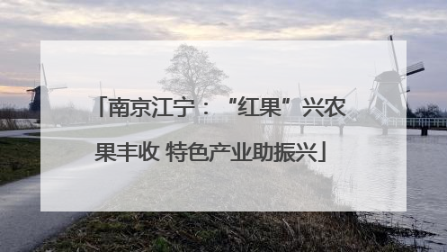南京江宁：“红果”兴农果丰收 特色产业助振兴