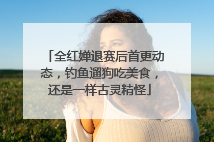 全红婵退赛后首更动态，钓鱼遛狗吃美食，还是一样古灵精怪