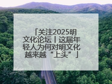 关注2025明文化论坛丨这届年轻人为何对明文化越来越“上头”