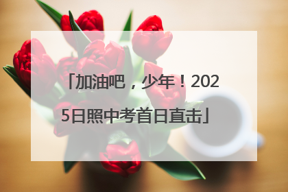 加油吧，少年！2025日照中考首日直击
