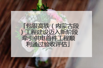 包银高铁（内蒙古段）工程建设迈入新阶段 牵引供电首件工程顺利通过验收评估