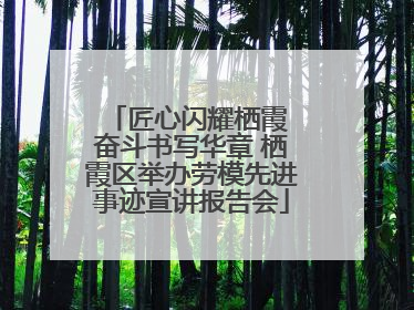 匠心闪耀栖霞 奋斗书写华章 栖霞区举办劳模先进事迹宣讲报告会