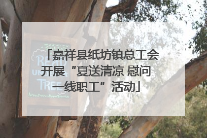 嘉祥县纸坊镇总工会开展“夏送清凉 慰问一线职工”活动