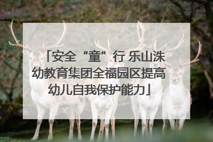 安全“童”行 乐山洙幼教育集团全福园区提高幼儿自我保护能力
