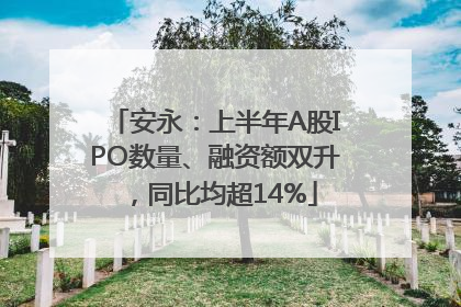 安永：上半年A股IPO数量、融资额双升，同比均超14%