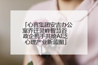 心言集团安吉办公室乔迁灵峰智慧谷 政企携手共绘AI泛心理产业新蓝图