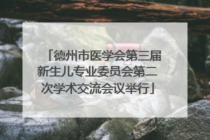 德州市医学会第三届新生儿专业委员会第二次学术交流会议举行