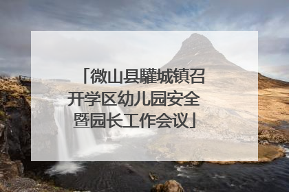 微山县驩城镇召开学区幼儿园安全暨园长工作会议