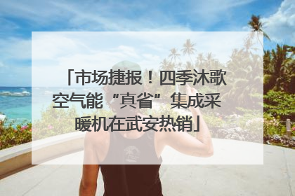 市场捷报！四季沐歌空气能“真省”集成采暖机在武安热销