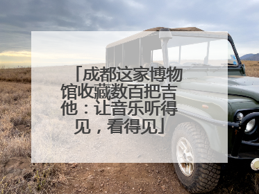 成都这家博物馆收藏数百把吉他：让音乐听得见，看得见