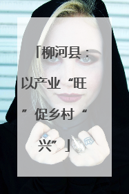 柳河县：以产业“旺”促乡村“兴”