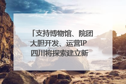 支持博物馆、院团大胆开发、运营IP 四川将探索建立新的收入分配激励机制｜新闻发布最前线