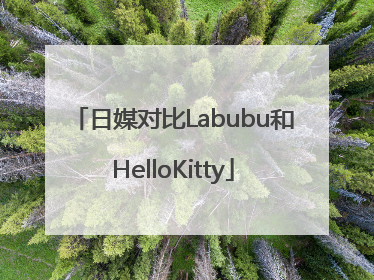 日媒对比Labubu和HelloKitty