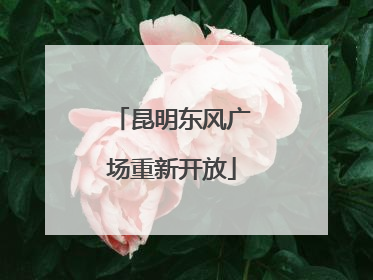 昆明东风广场重新开放