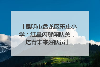 昆明市盘龙区东庄小学：红星闪耀闯队关，培育未来好队员
