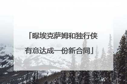 曝埃克萨姆和独行侠有意达成一份新合同