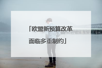 欧盟新预算改革面临多重制约