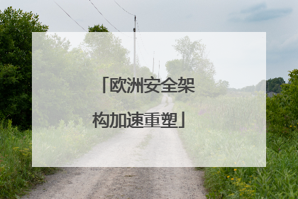 欧洲安全架构加速重塑