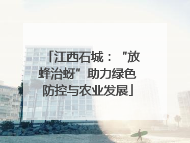 江西石城：“放蜂治蚜”助力绿色防控与农业发展