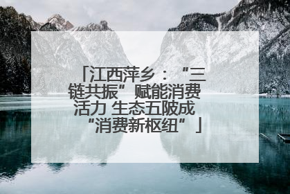 江西萍乡：“三链共振”赋能消费活力 生态五陂成“消费新枢纽”