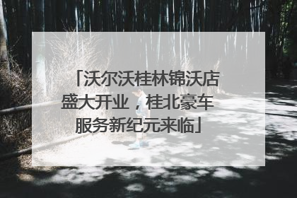 沃尔沃桂林锦沃店盛大开业，桂北豪车服务新纪元来临