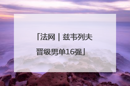 法网｜兹韦列夫晋级男单16强