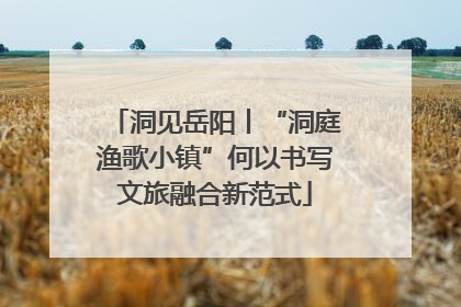 洞见岳阳丨“洞庭渔歌小镇”何以书写文旅融合新范式