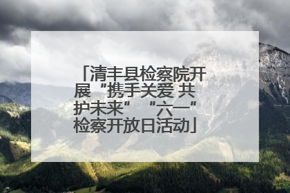 清丰县检察院开展“携手关爱 共护未来”“六一”检察开放日活动