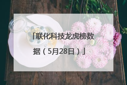 联化科技龙虎榜数据（5月28日）