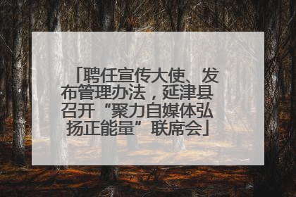 聘任宣传大使、发布管理办法，延津县召开“聚力自媒体弘扬正能量”联席会