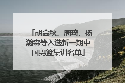 胡金秋、周琦、杨瀚森等入选新一期中国男篮集训名单