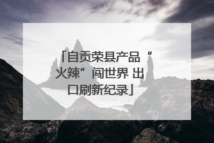 自贡荣县产品“火辣”闯世界 出口刷新纪录