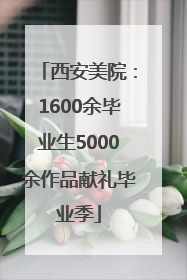 西安美院：1600余毕业生5000余作品献礼毕业季