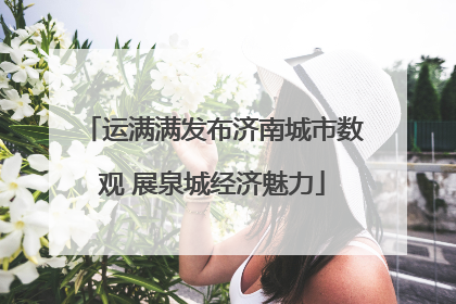 运满满发布济南城市数观 展泉城经济魅力