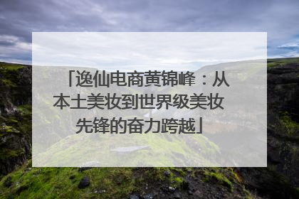 逸仙电商黄锦峰：从本土美妆到世界级美妆先锋的奋力跨越