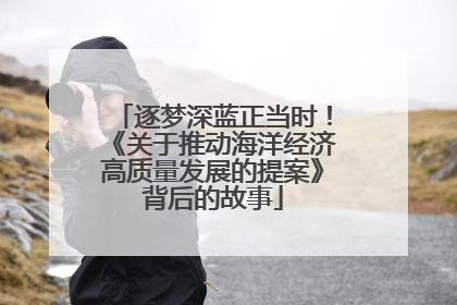逐梦深蓝正当时！《关于推动海洋经济高质量发展的提案》背后的故事