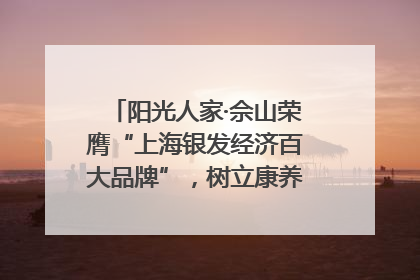 阳光人家·佘山荣膺“上海银发经济百大品牌”，树立康养行业新标杆
