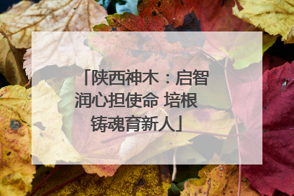 陕西神木：启智润心担使命 培根铸魂育新人
